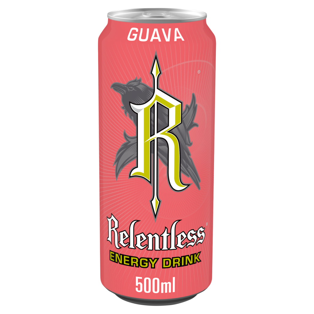 Relentless Guava Energy Drink 500ml Can