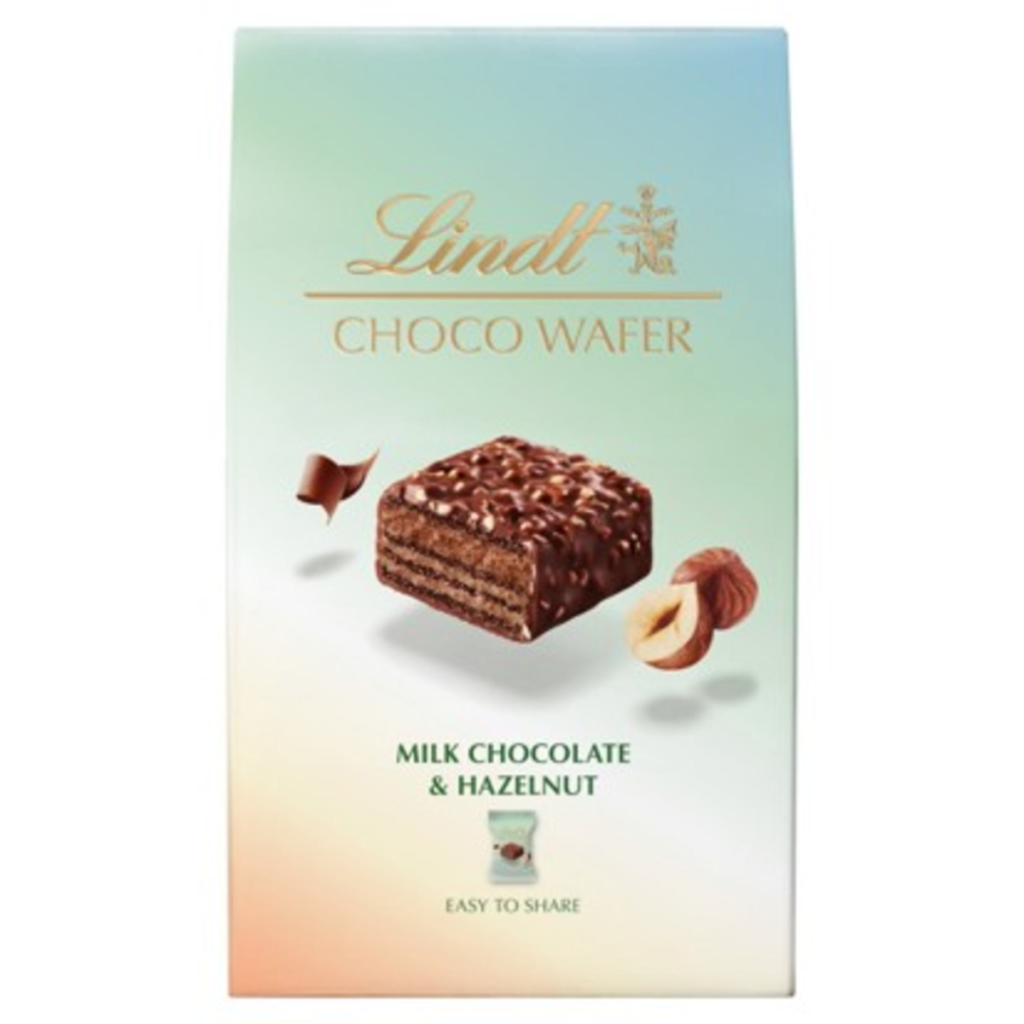Lindt Choco Wafer Milk Chocolate & Hazelnut Multipack Sharing Box 135g