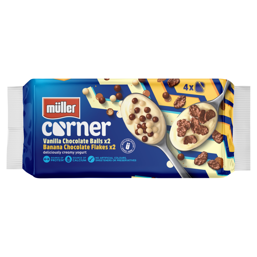 Müller Corner Deliciously Creamy Yogurt 496g (4 x 124g)