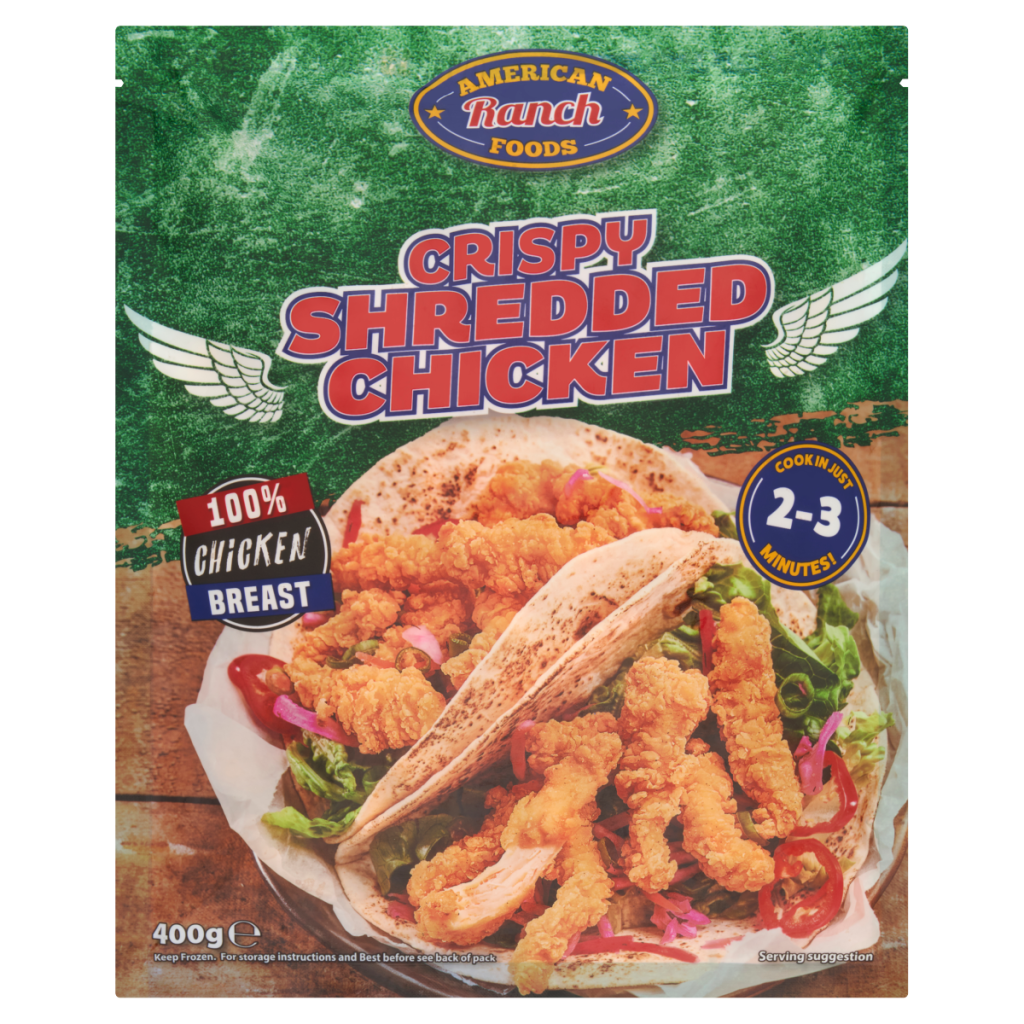 American Ranch Foods Crispy Shredded Chicken 400g