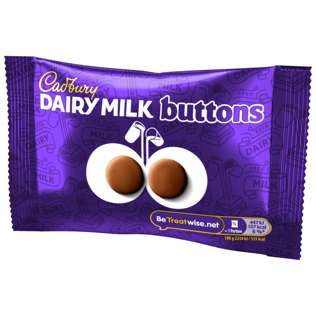 Cadbury Dairy Milk Chocolate Buttons Bag 40 g