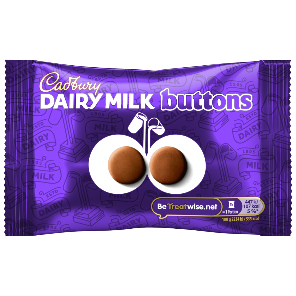 Cadbury Dairy Milk Chocolate Buttons Bag 40 g