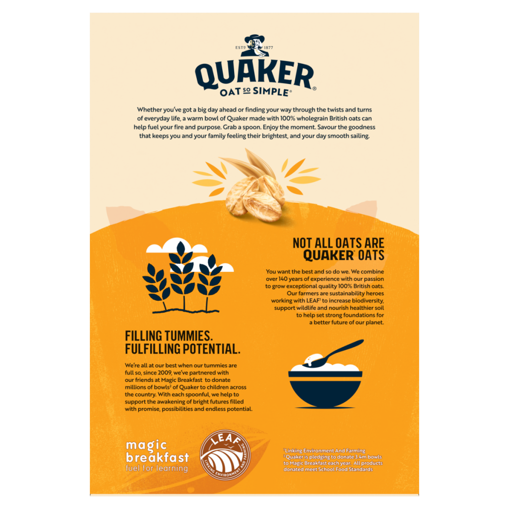 Quaker Oat So Simple Golden Syrup Family Pack Porridge Sachets 20x36g