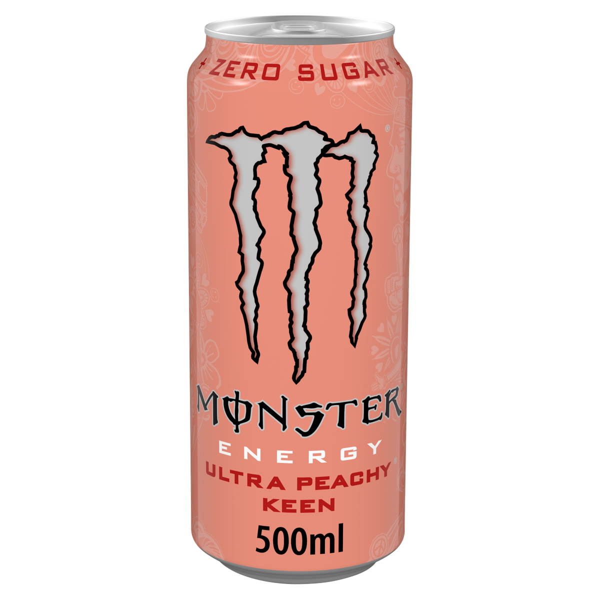 Monster Energy Drink Ultra Peachy Keen Zero Sugar 500ml Can