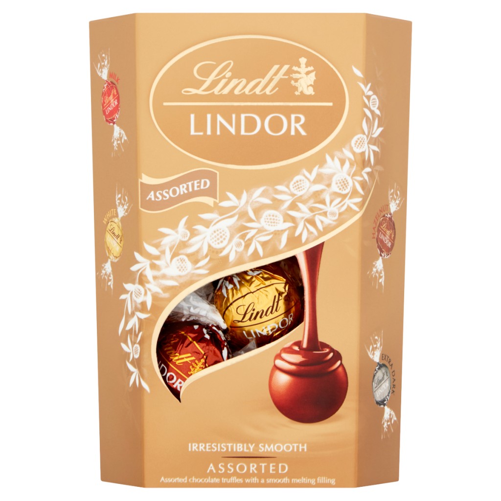 Lindt Lindor Assorted Chocolate Truffles Box 200g