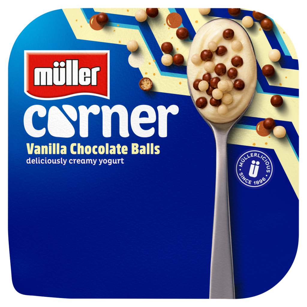 Müller Corner Vanilla Chocolate Balls 124g