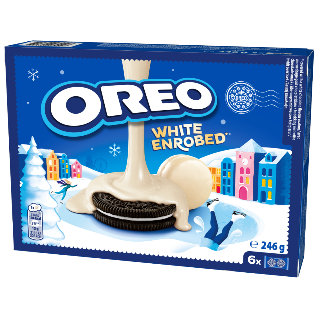 OREO White Chocolate Covered Sandwich Biscuits 246g