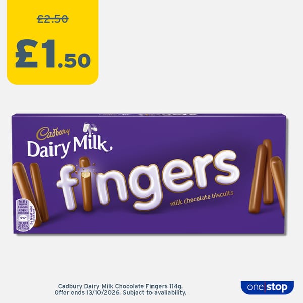 P8C – Cadbury Fingers