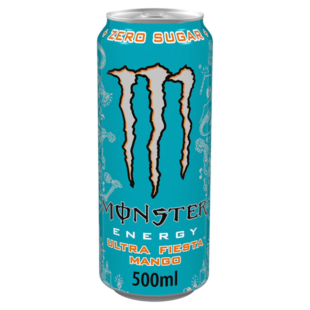 Monster Energy Drink Ultra Fiesta Mango Zero Sugar 500ml Can