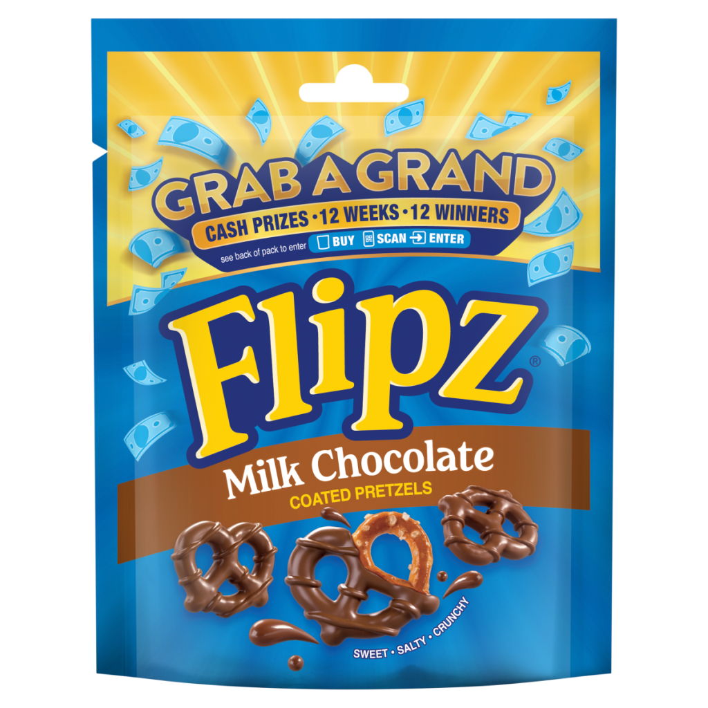 Flipz Milk Chocolate Coated Pretzels 90g