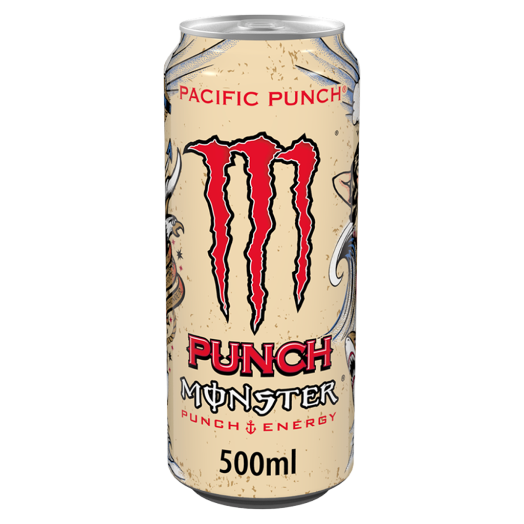 Monster Energy Drink Pacific Punch 500ml Can