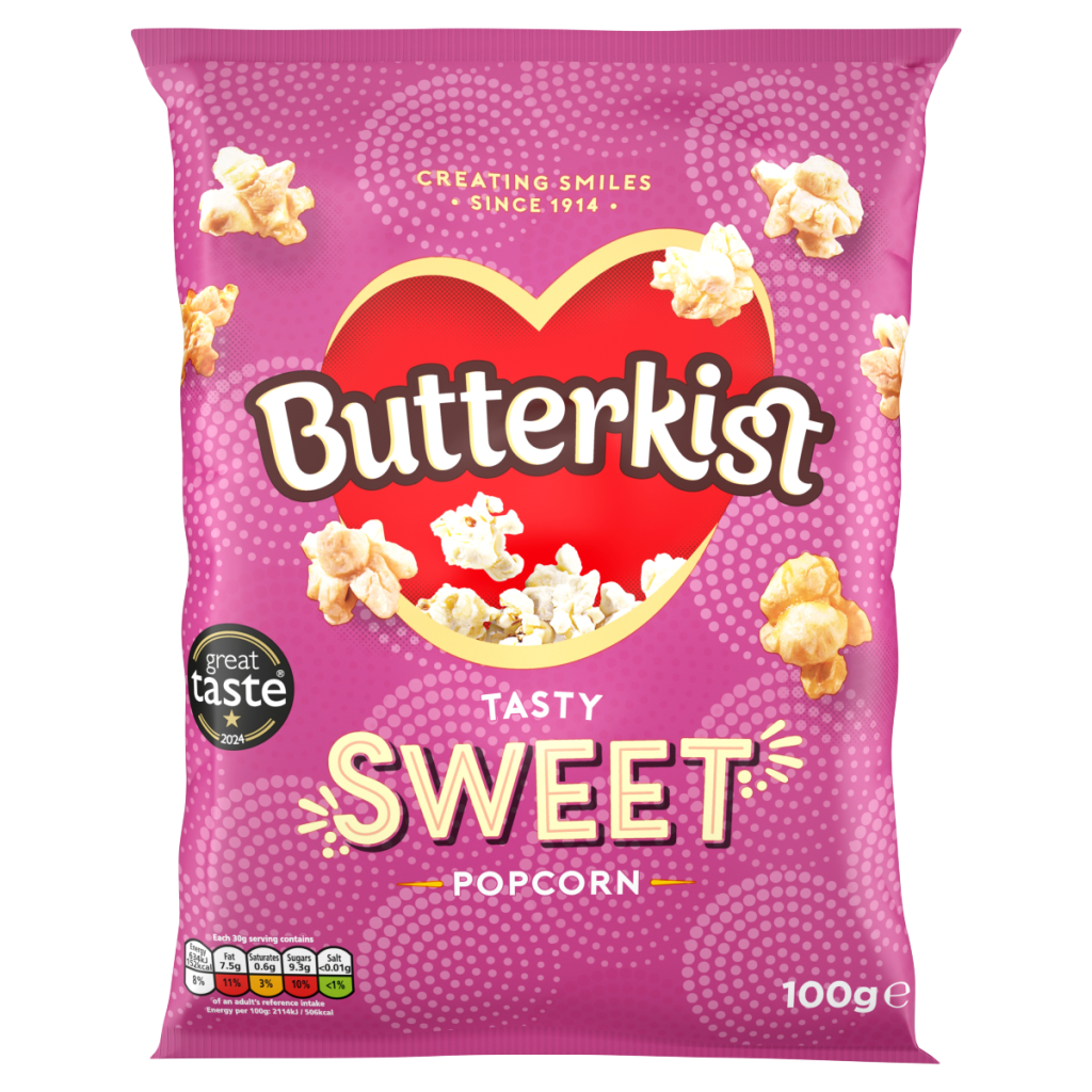 Butterkist Tasty Sweet Popcorn 100g