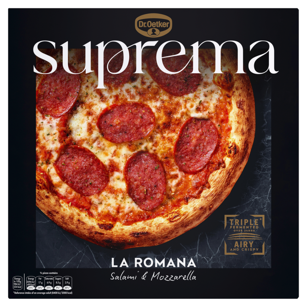 Dr. Oetker Suprema La Romana Salami & Mozzarella Pizza 425g