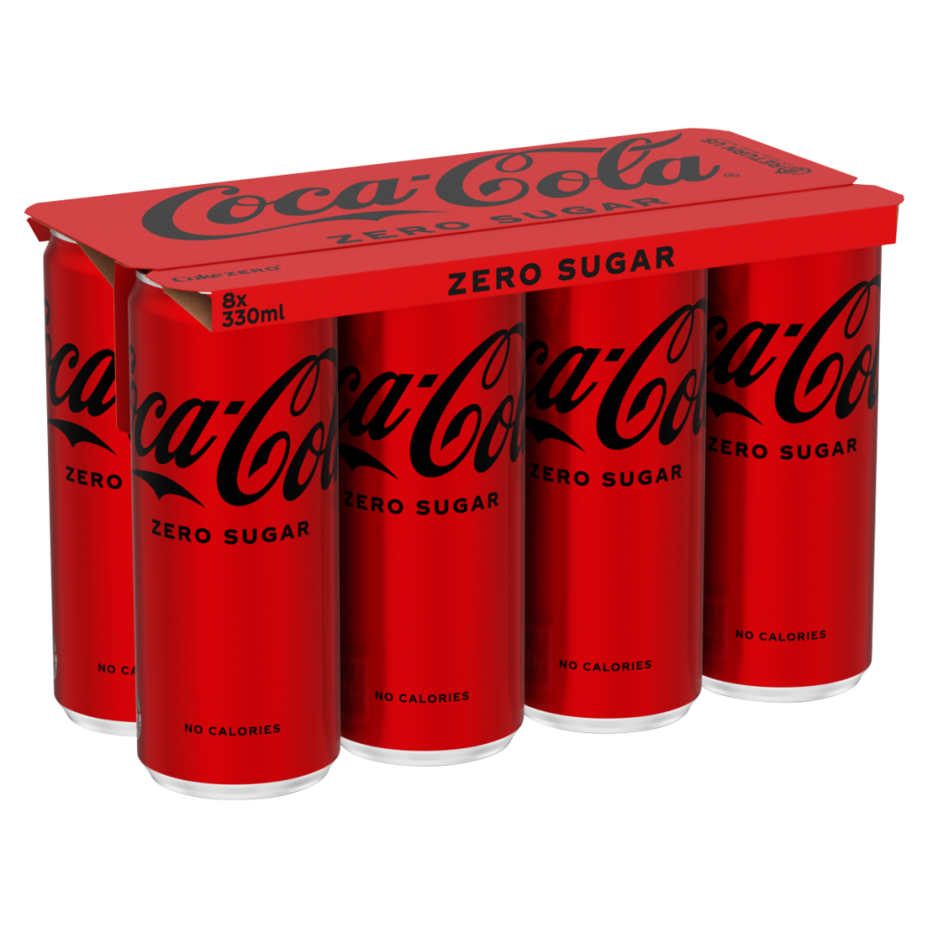 Coca-Cola Zero Sugar 8 x 330ml