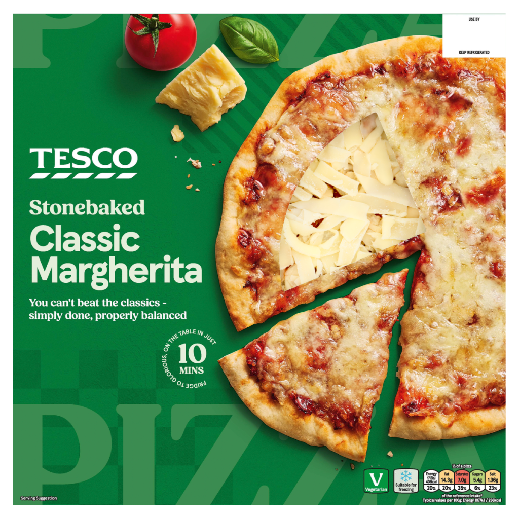 Tesco Stonebaked Classic Margherita 319g