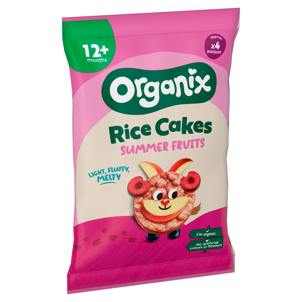 Organix Summer Fruits Rice Cake 12+ Months 40g