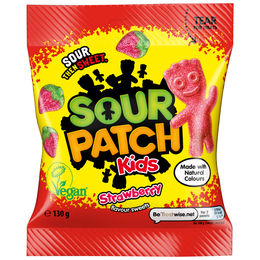 Sour Patch Kids Strawberry Sweets Bag 130g