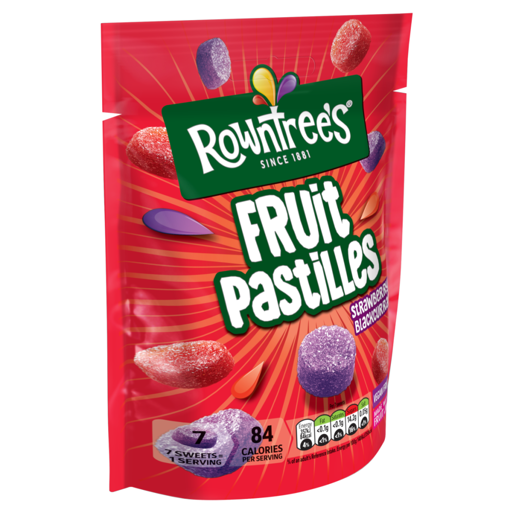 Rowntrees Fruit Pastilles Other Confectionery Soft Sugar 143g