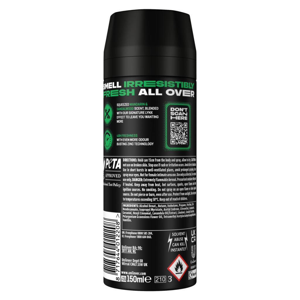 Lynx Limited Edition FIFA Africa Aerosol Body Spray 150 ml