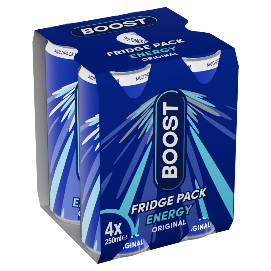 Boost Energy Original Fridge Pack 4 x 250ml
