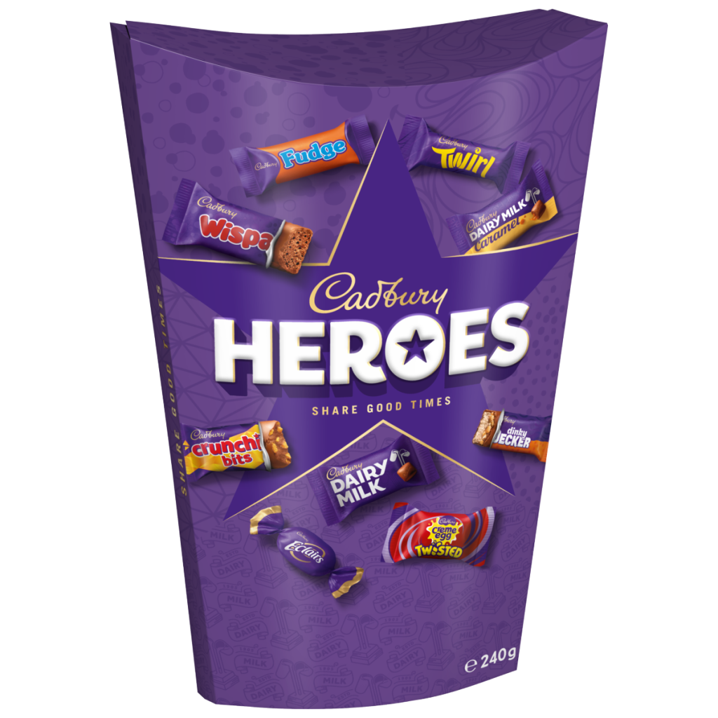 Cadbury Heroes Chocolate Assortment Carton 240 g