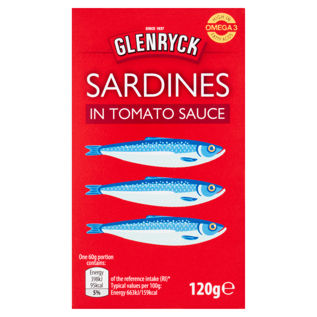 Glenryck Sardines in Tomato Sauce 120g