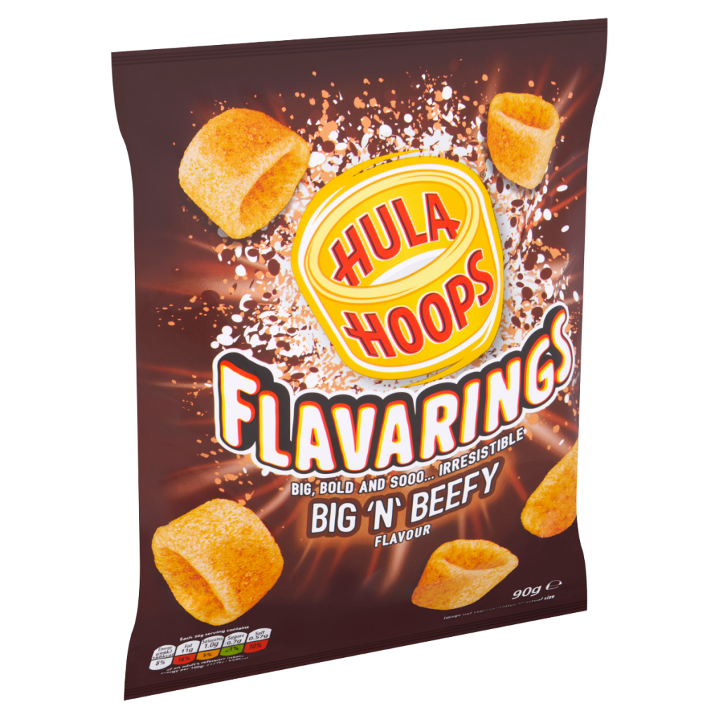 Hula Hoops Flavarings Big ‘N’ Beefy Flavour 90g