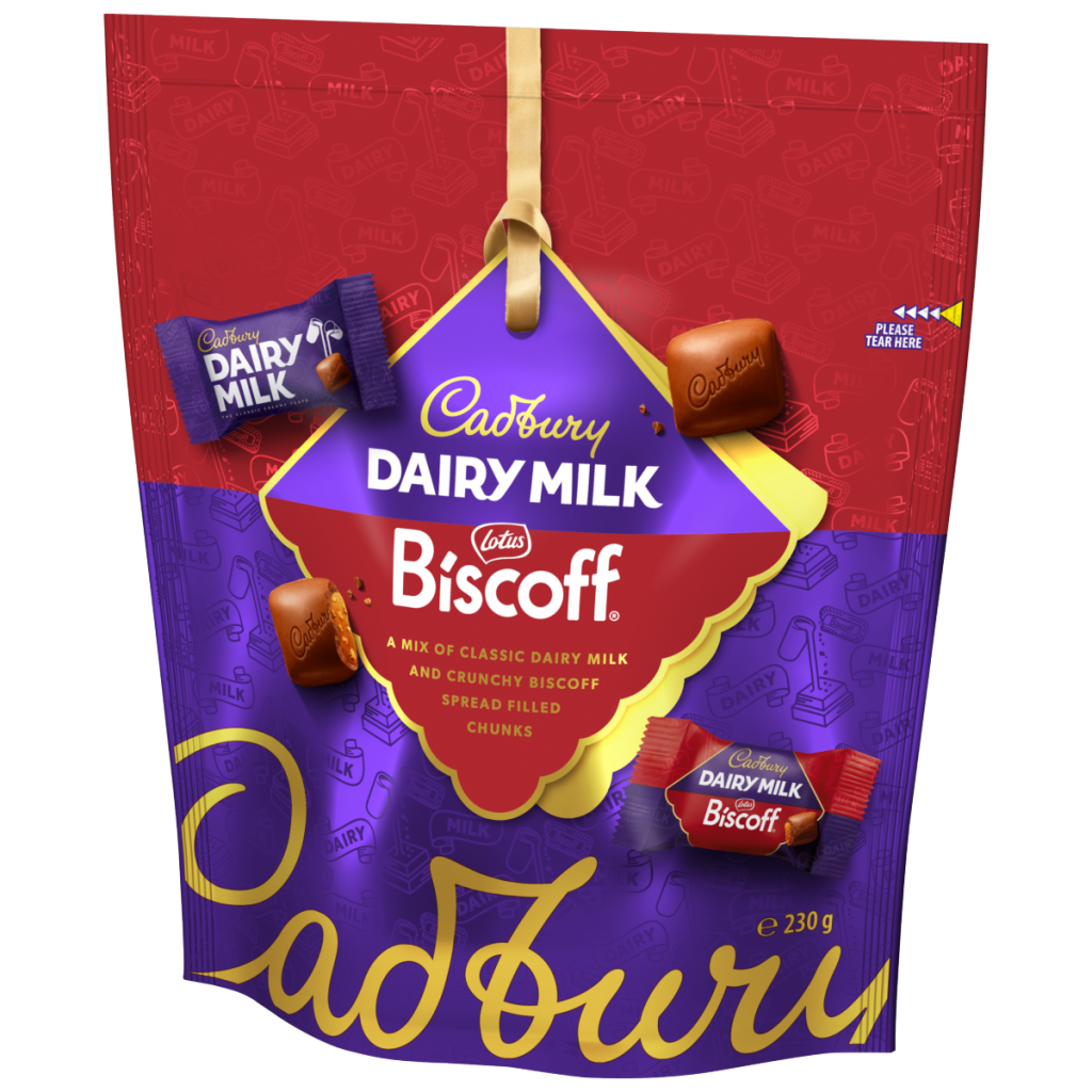 Cadbury Dairy Milk & Biscoff Chocolate Pouch 230 g