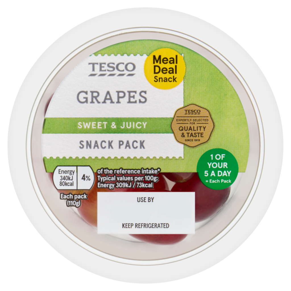 Tesco Grapes 110g