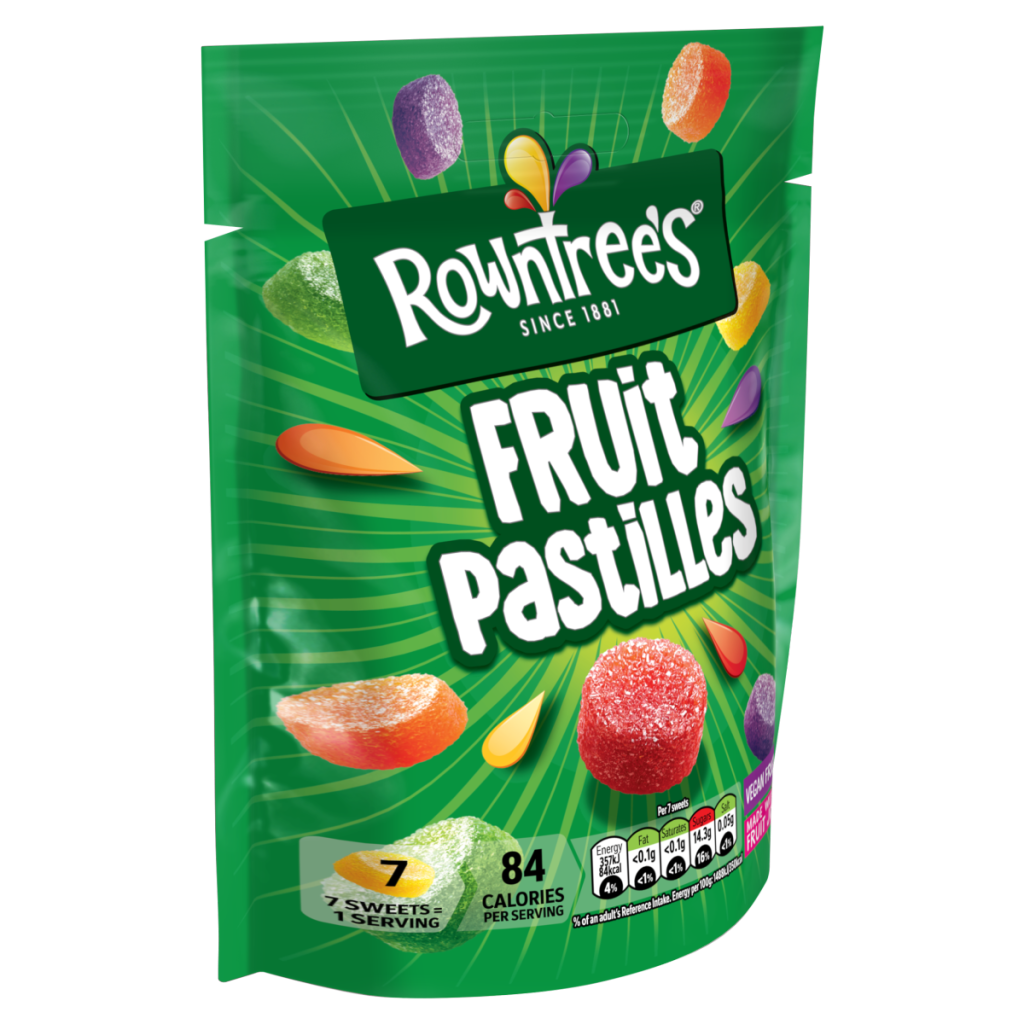 Rowntrees Fruit Pastilles Other Soft Sugar 143g