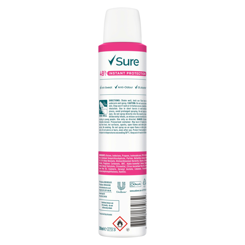Sure Bright Bouquet Anti-Perspirant Aerosol 200 ml