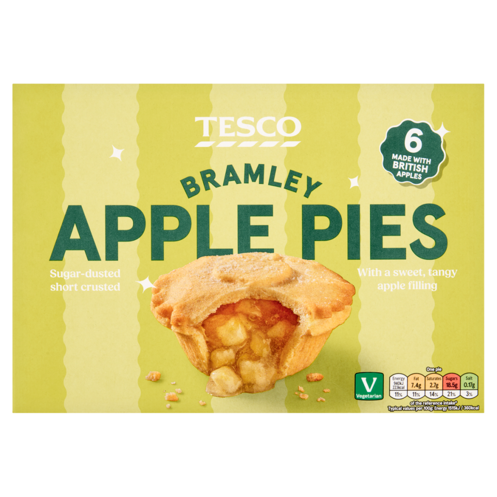 Tesco 6 Bramley Apple Pies
