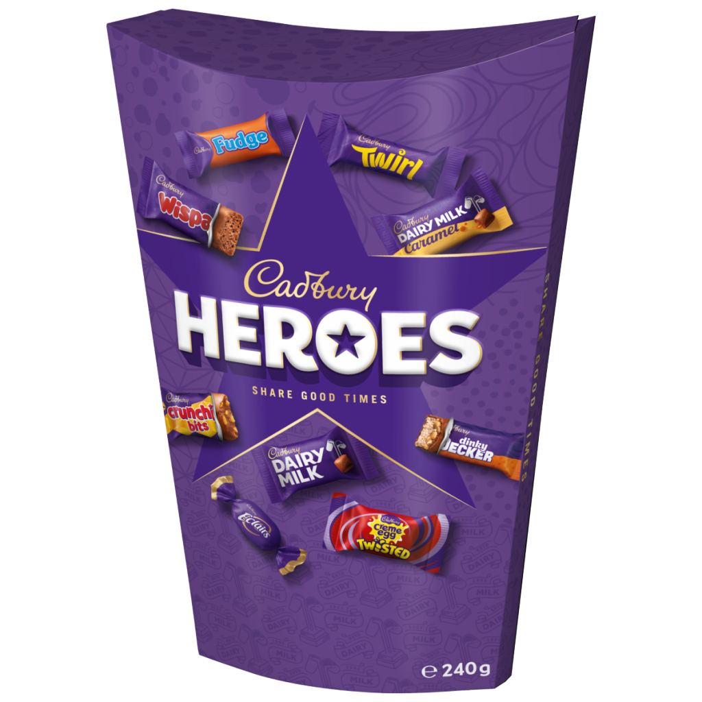 Cadbury Heroes Chocolate Assortment Carton 240 g