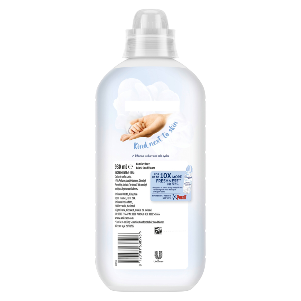 Comfort Pure Fabric Conditioner 31 washes (930 ml)