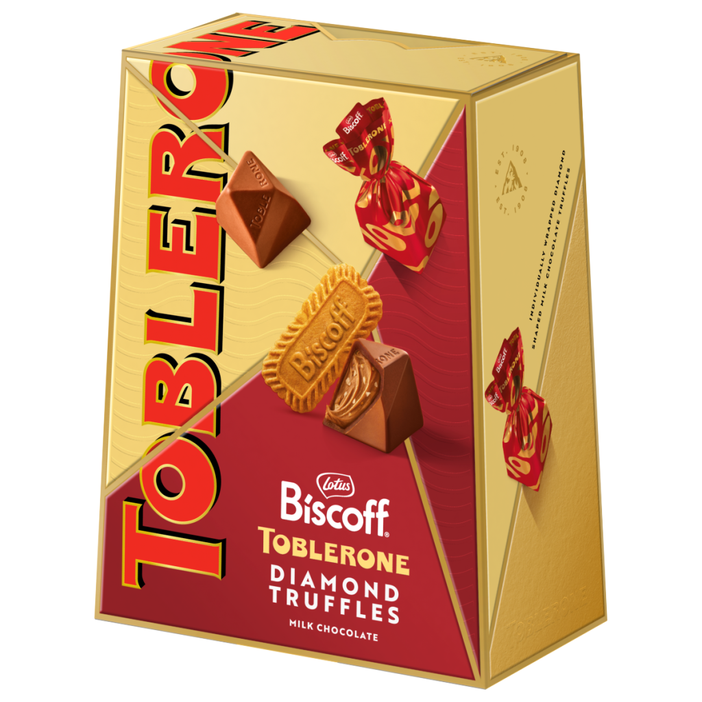 Toblerone Truffles Biscoff pralines premium gift box 180 g