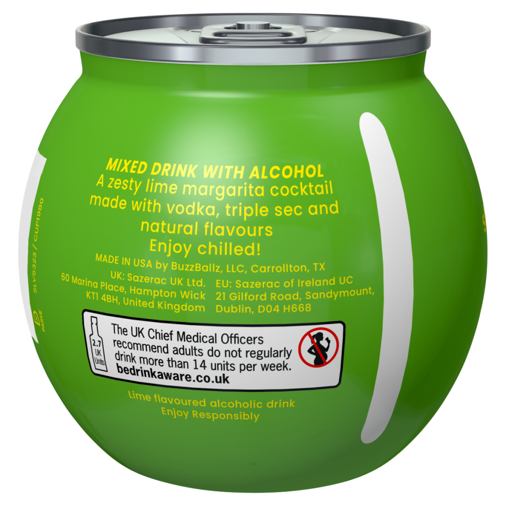 Buzzballz Cocktails Tequila ‘Rita 20cl (13.5% ABV)