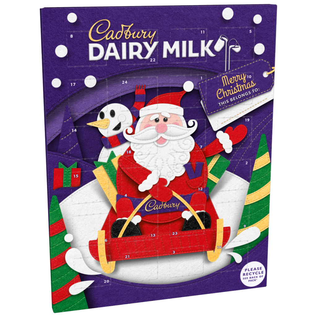 Cadbury Dairy Milk Chocolate Christmas Advent Calendar 90 g