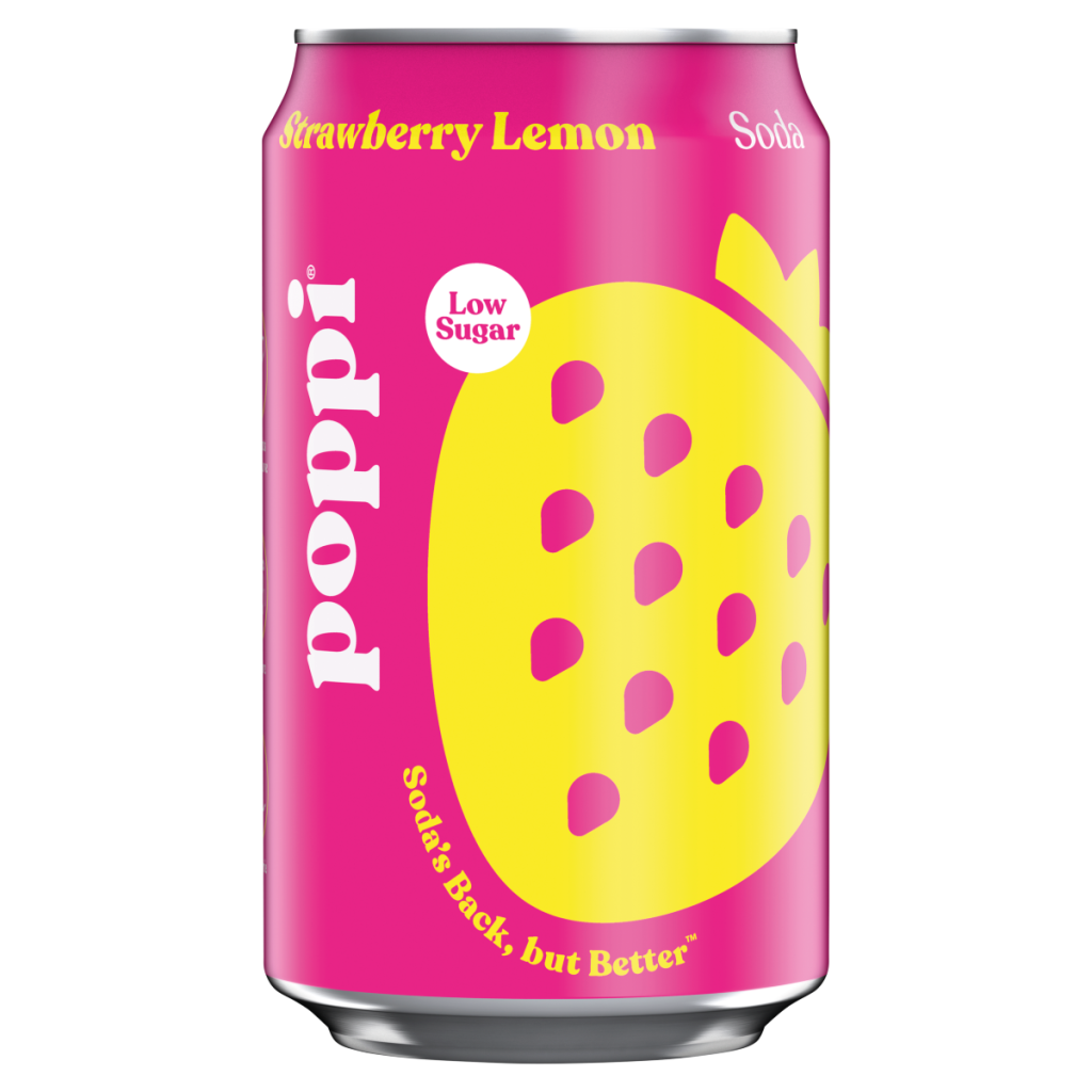 Poppi Strawberry Lemon Soda 330ml