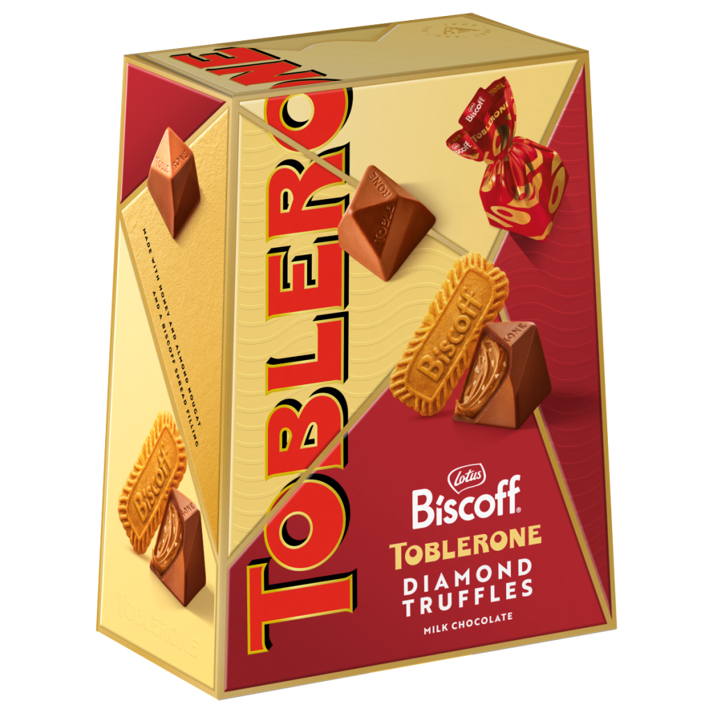Toblerone Truffles Biscoff pralines premium gift box 180 g