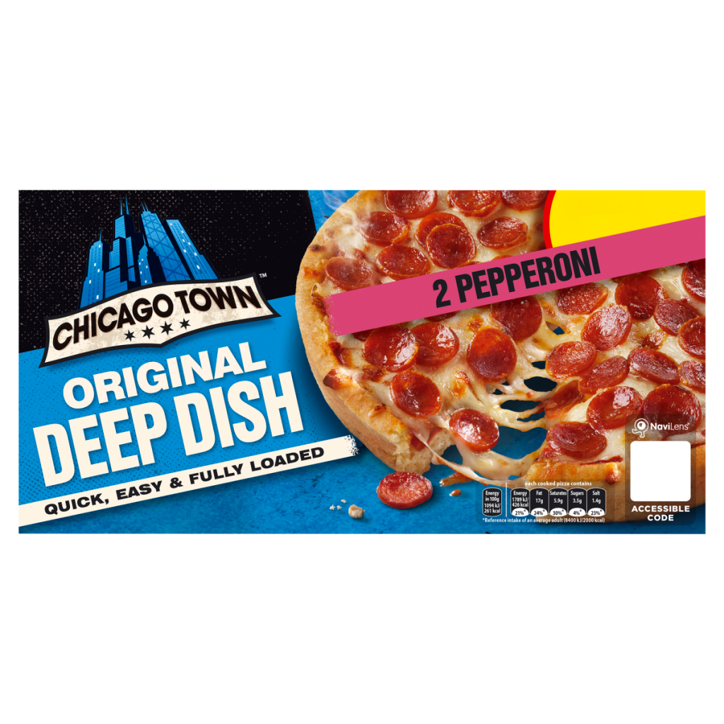 Chicago Town Original Deep Dish Pepperoni Pizza 2 x 155g (310g)