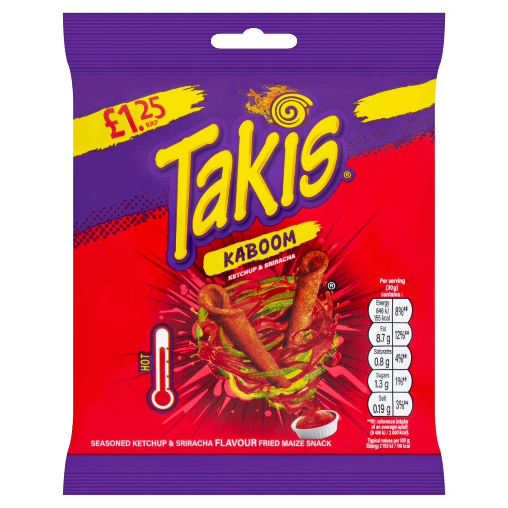Takis Kaboom Ketchup & Sriracha 55g