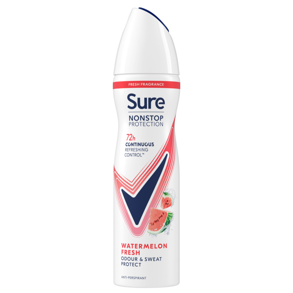 Sure Nonstop Protection Watermelon Fresh Anti-Perspirant Aerosol 150 ml