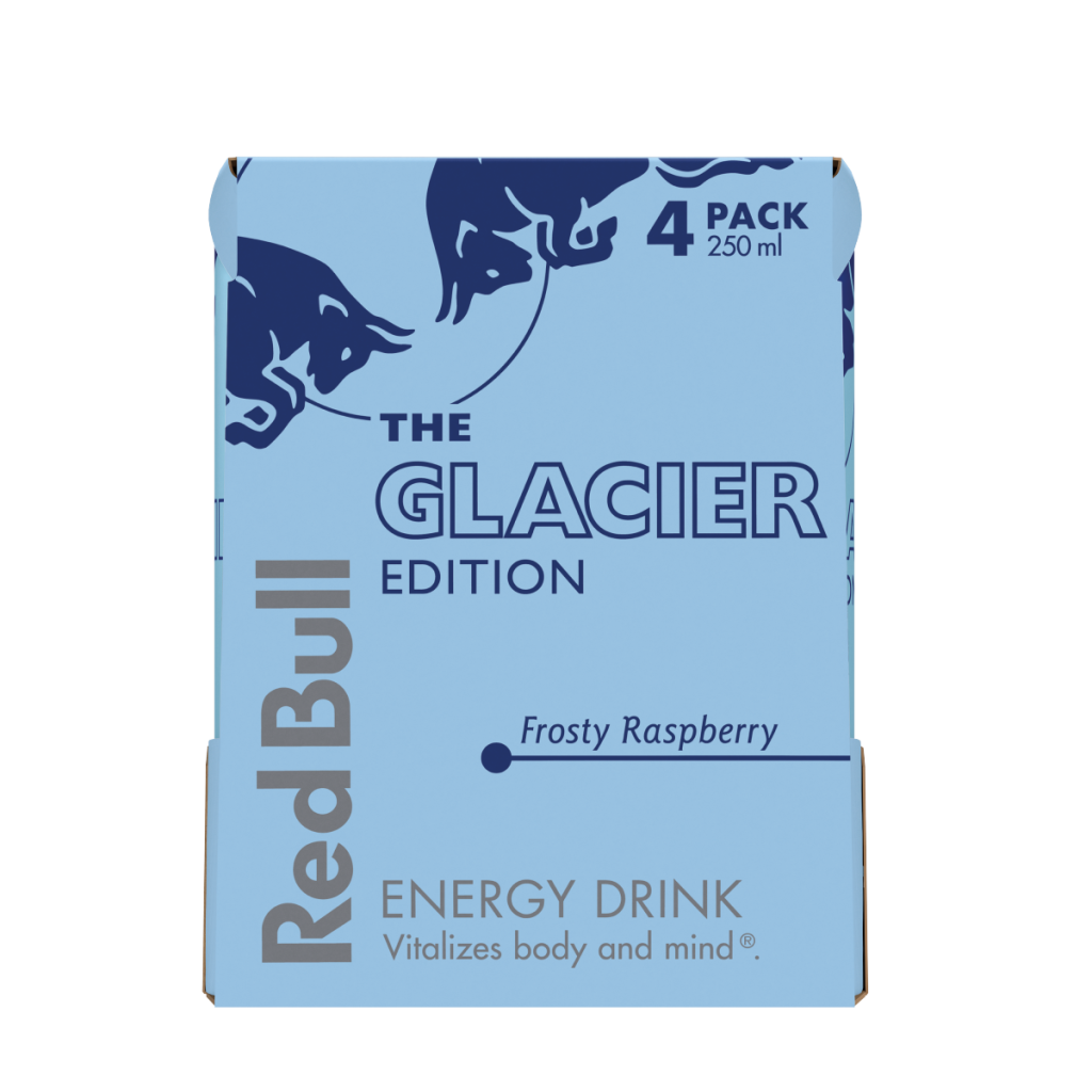 Red Bull The Glacier Edition Frosty Raspberry Energy Drink 4 x 250ml