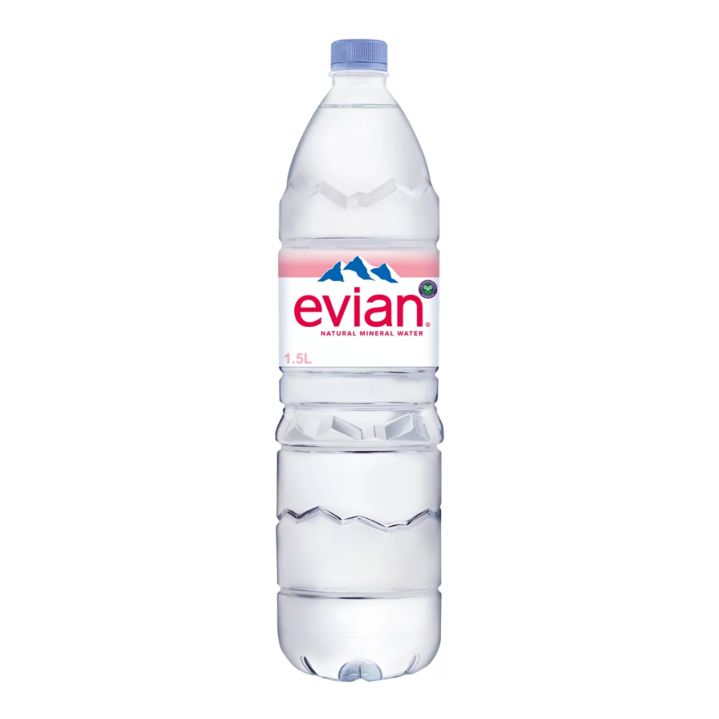 Evian Natural Bottled Mineral Still Water 1.5L