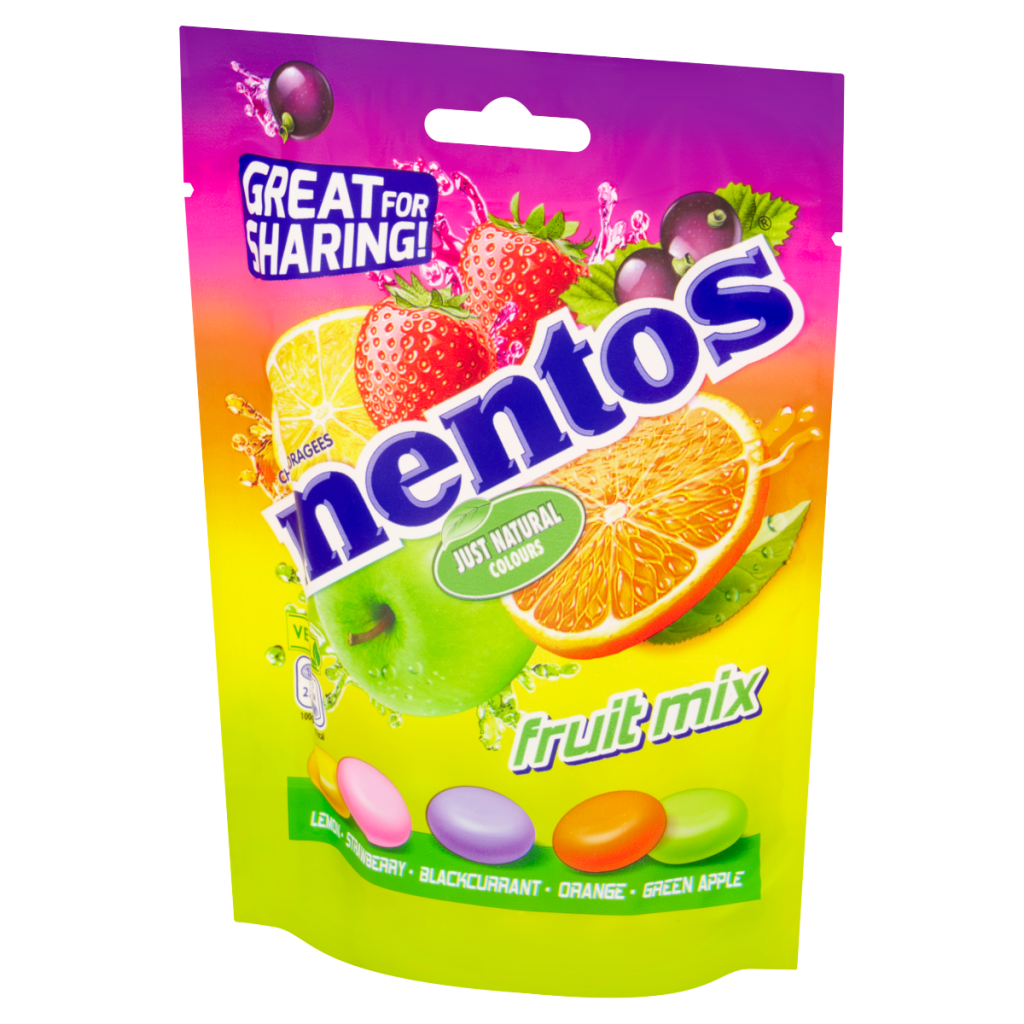 Mentos Fruit Mix Chewy Dragees 140g