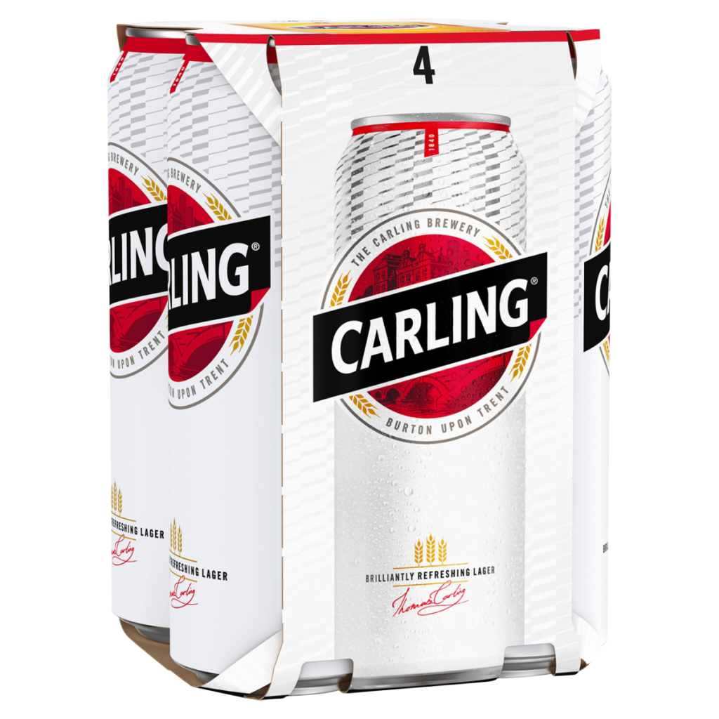 Carling Brilliantly Refreshing Lager 4 x 568ml