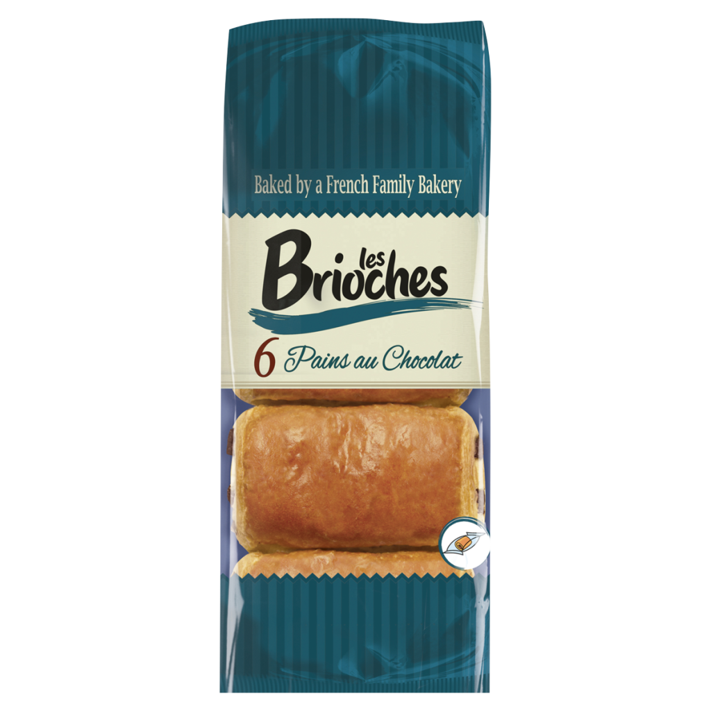 Les Brioches 6 Pains au Chocolat 270g (6 x 45g)
