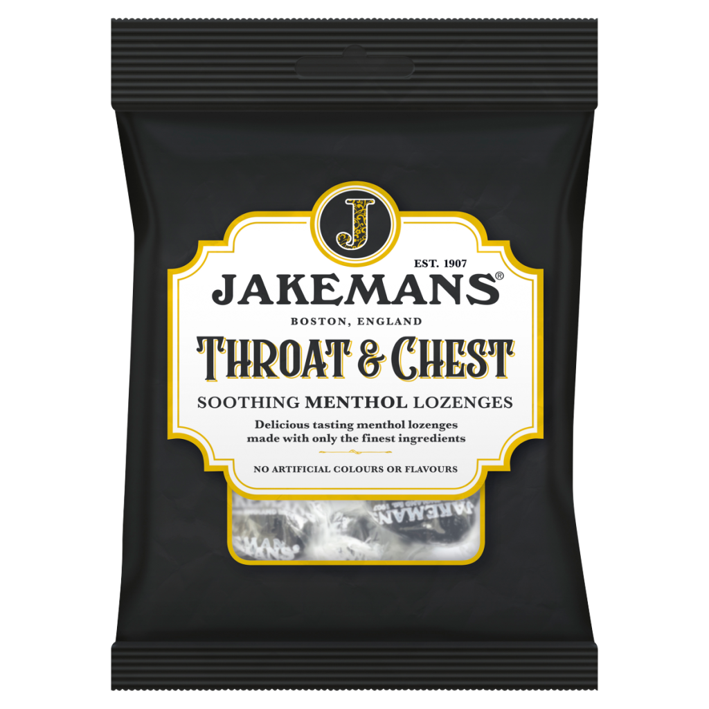 Jakemans Throat & Chest Soothing Menthol Lozenges 160g