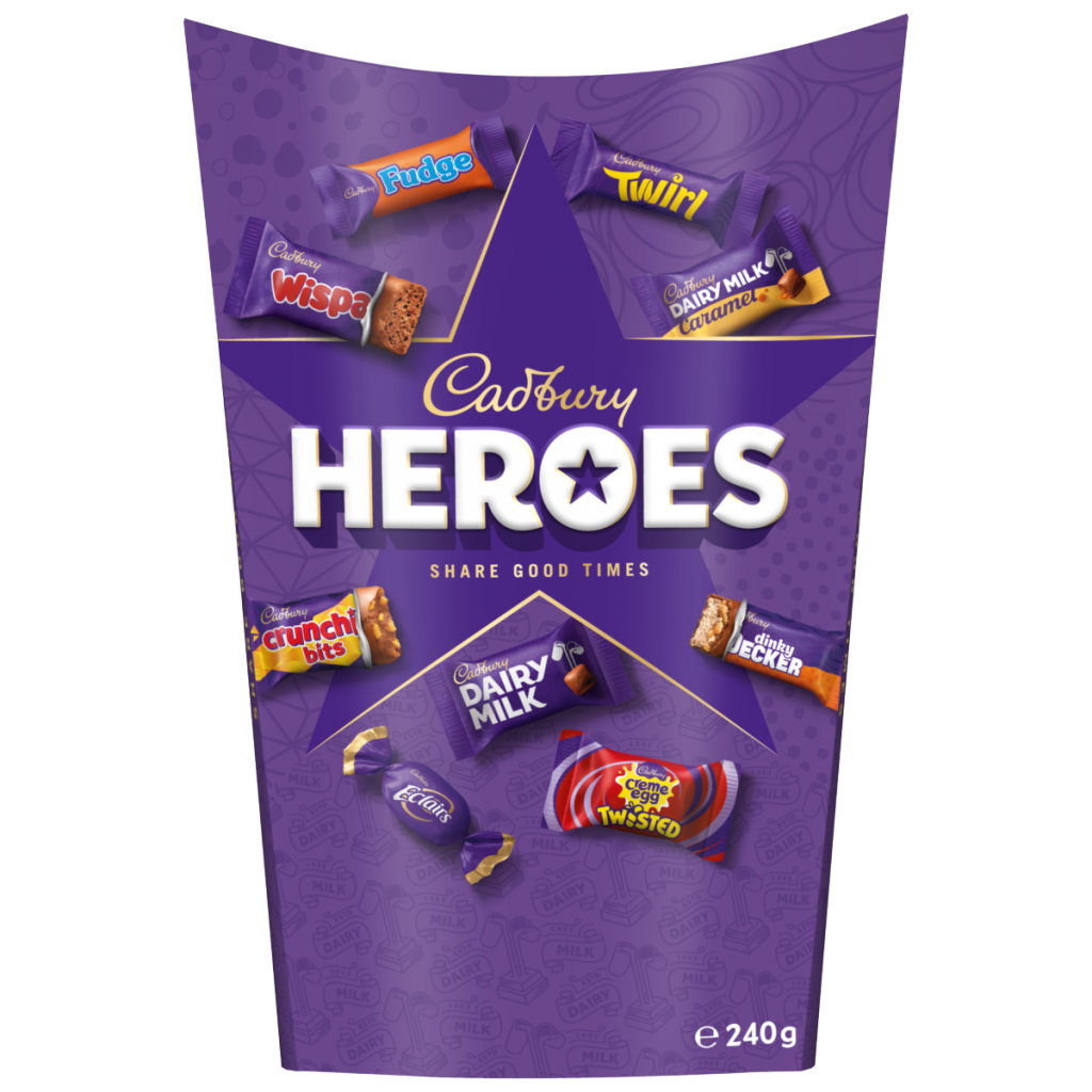 Cadbury Heroes Chocolate Assortment Carton 240 g