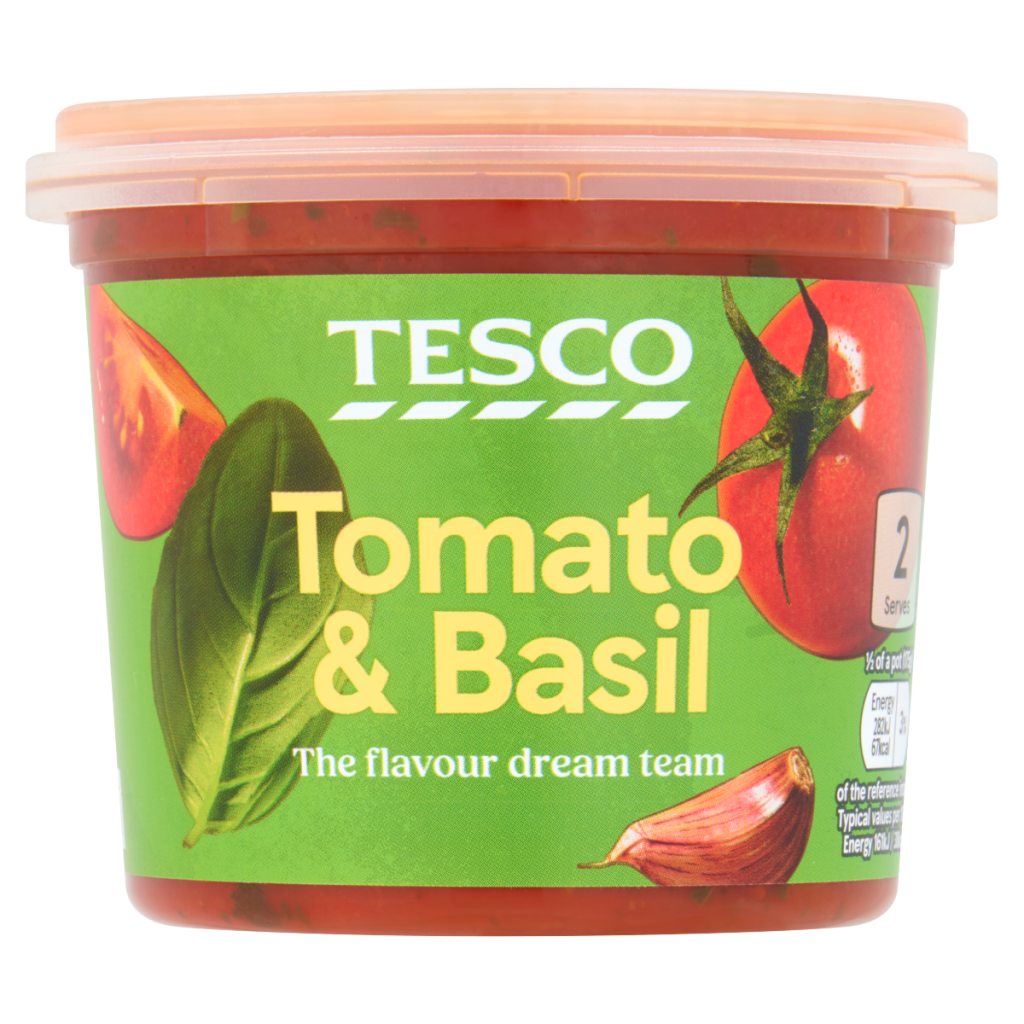 Tesco Tomato & Basil 350g